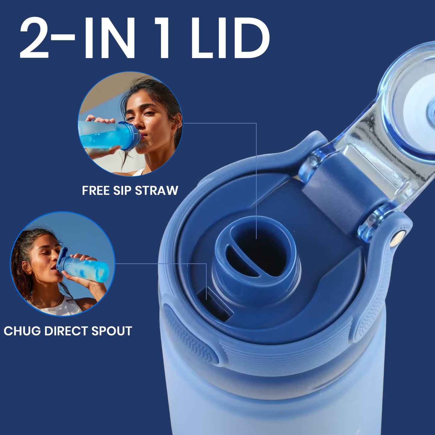 Smart Water Bottle, 800 ml with Beep & Glow Reminder Double Wall Stainless Steel, Hot & Cold Retention, 15-Day Battery
