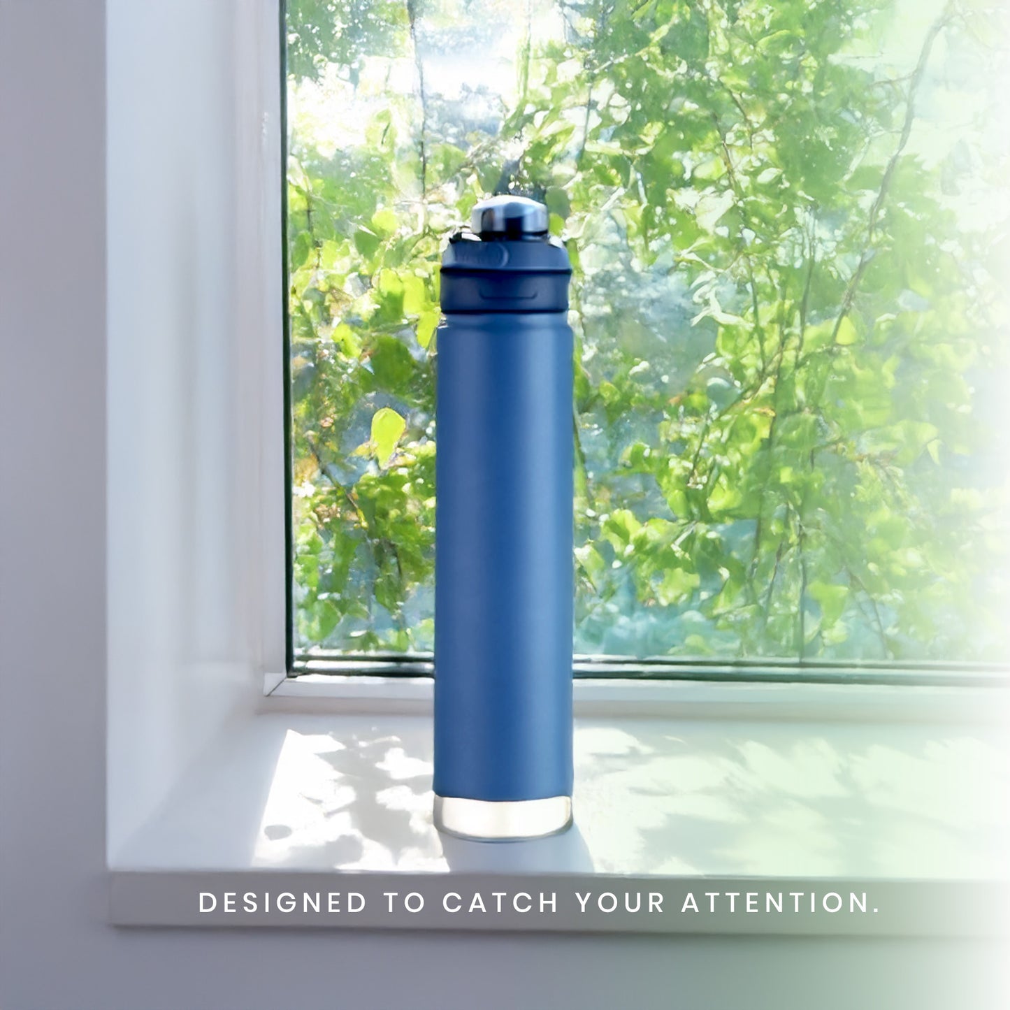 Smart Water Bottle, 800 ml with Beep & Glow Reminder Double Wall Stainless Steel, Hot & Cold Retention, 15-Day Battery