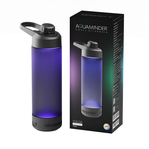 Volga Smart Water Bottle with Chug Lid – AQUAMINDER