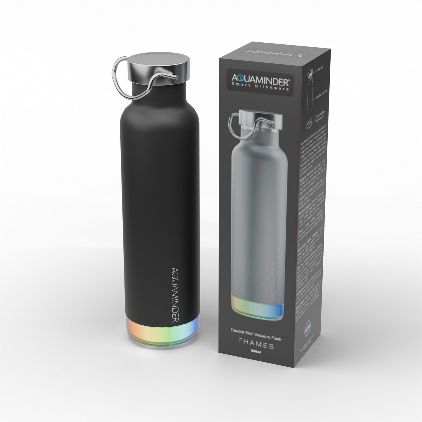 Stainless Steel Double Wall Smart Water Bottle ,SS 304 Material 600 ml Thames