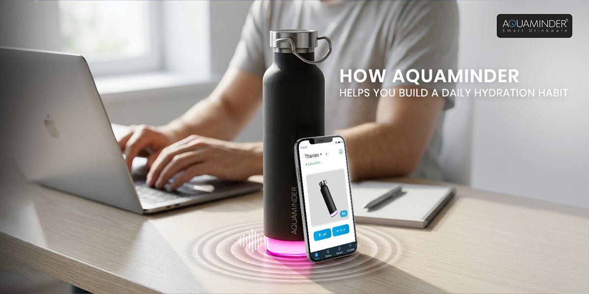 How Aquaminder Helps You Build a Daily Hydration Habit - AQUAMINDER