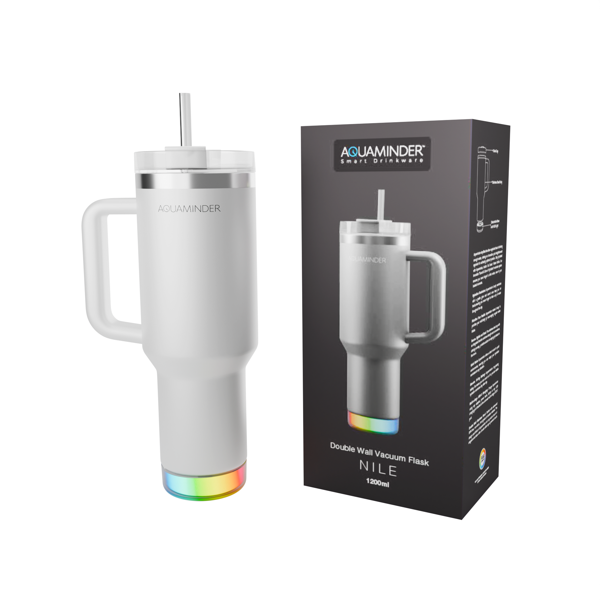 1200 ml smart water bottle
