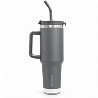 Nile Prime+ Smart Reminder Led Vacuum Tumbler | 1200ML | Grey - AQUAMINDER