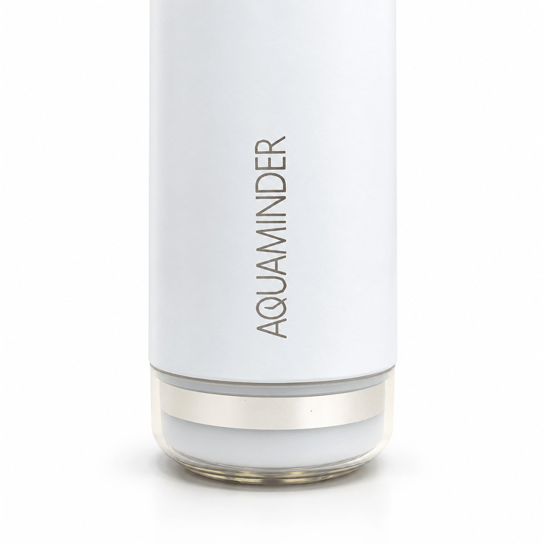 Personalised Rhine+ Smart Hydration Bottle | 800ML | White - AQUAMINDER