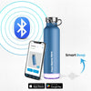Personalised Thames+ Smart Reminder Led Vacuum Bottle & Aquaminder APP Connectivity | 600 ml | Blue - COD Not Applicable
