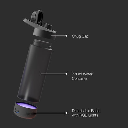 Smart Water Bottle Chug Lid Volga+ with Mobile App Connectivity