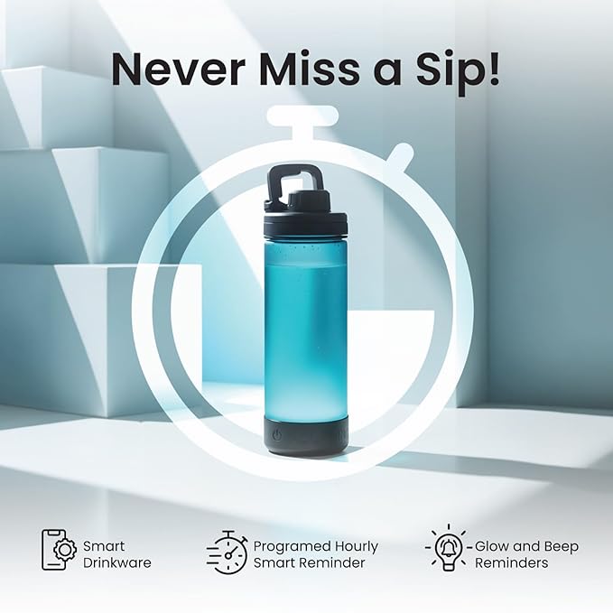 Hudson Smart Water Bottle with Chug Lid  600ml