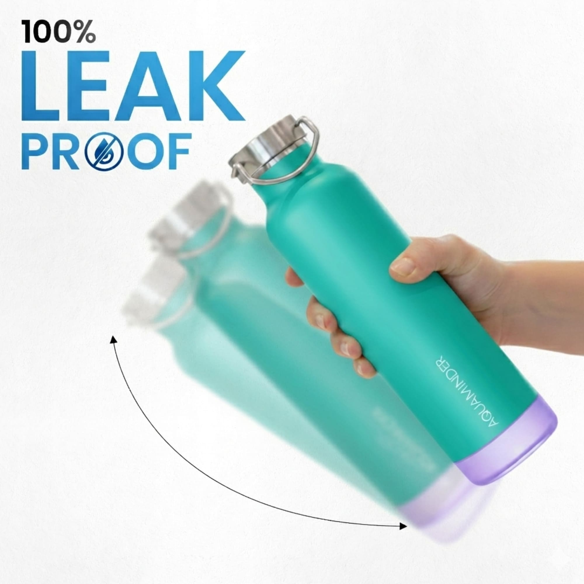 Thames+Smart Water Bottle with App Connectivity ,600 ml ,SS 304 Material - AQUAMINDER