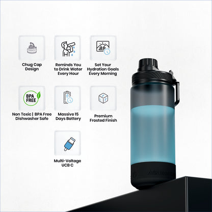 Hudson Smart Water Bottle with Chug Lid  600ml