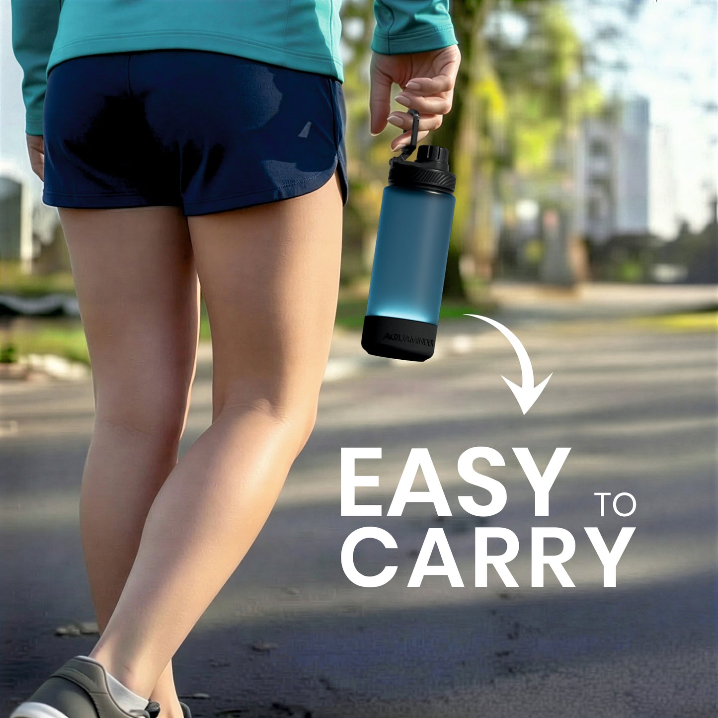 Hudson Smart Water Bottle with Chug Lid  600ml