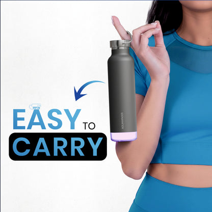 Thames+Smart Water Bottle with App Connectivity ,600 ml ,SS 304 Material