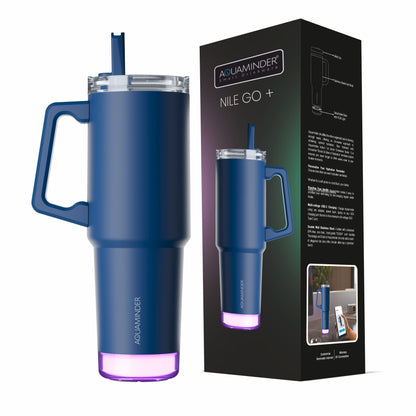 Nile Go+  Smart Tumbler with Sipper Cap  Leak Proof 800ml with App Connectivity