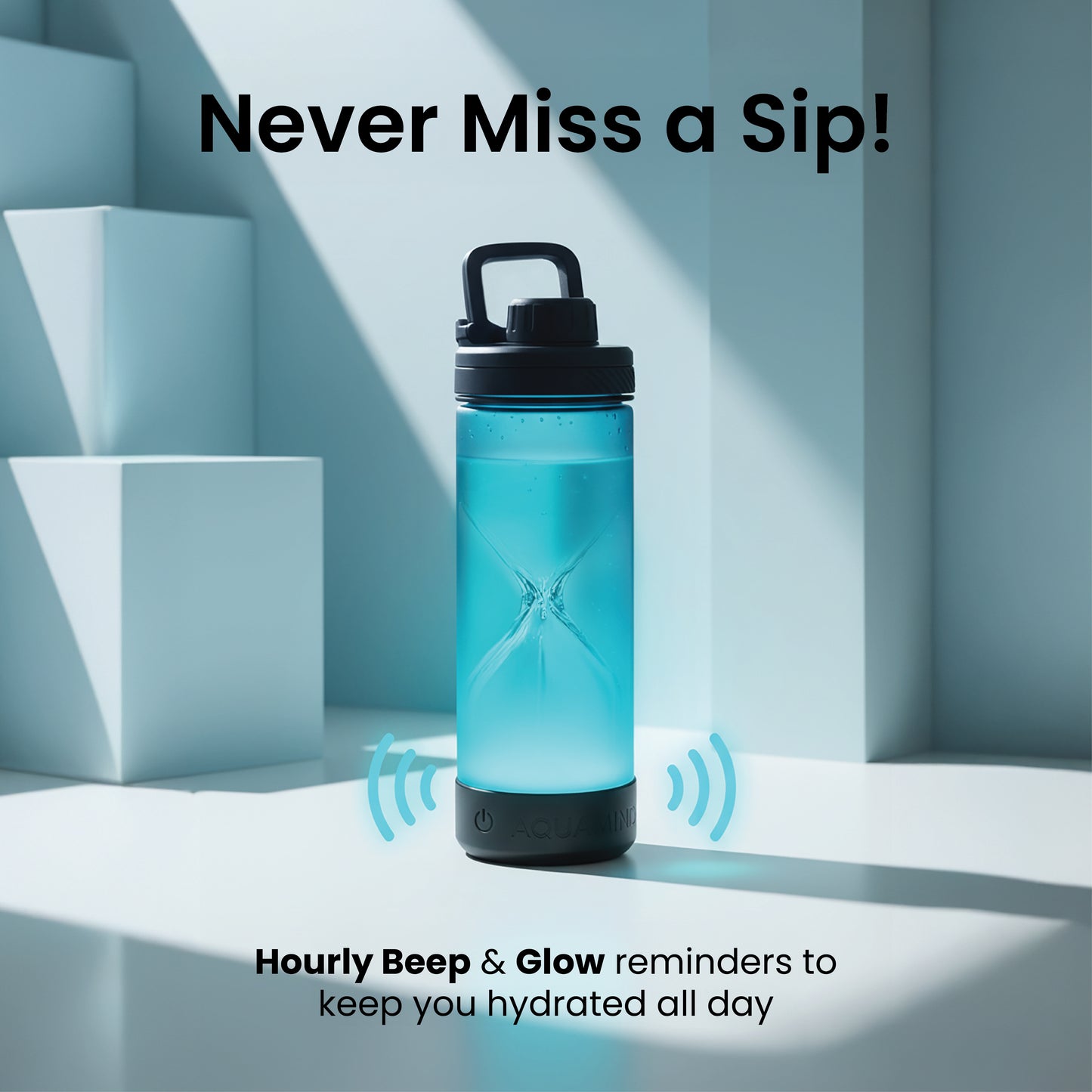 Hudson Smart Water Bottle with Chug Lid  600ml