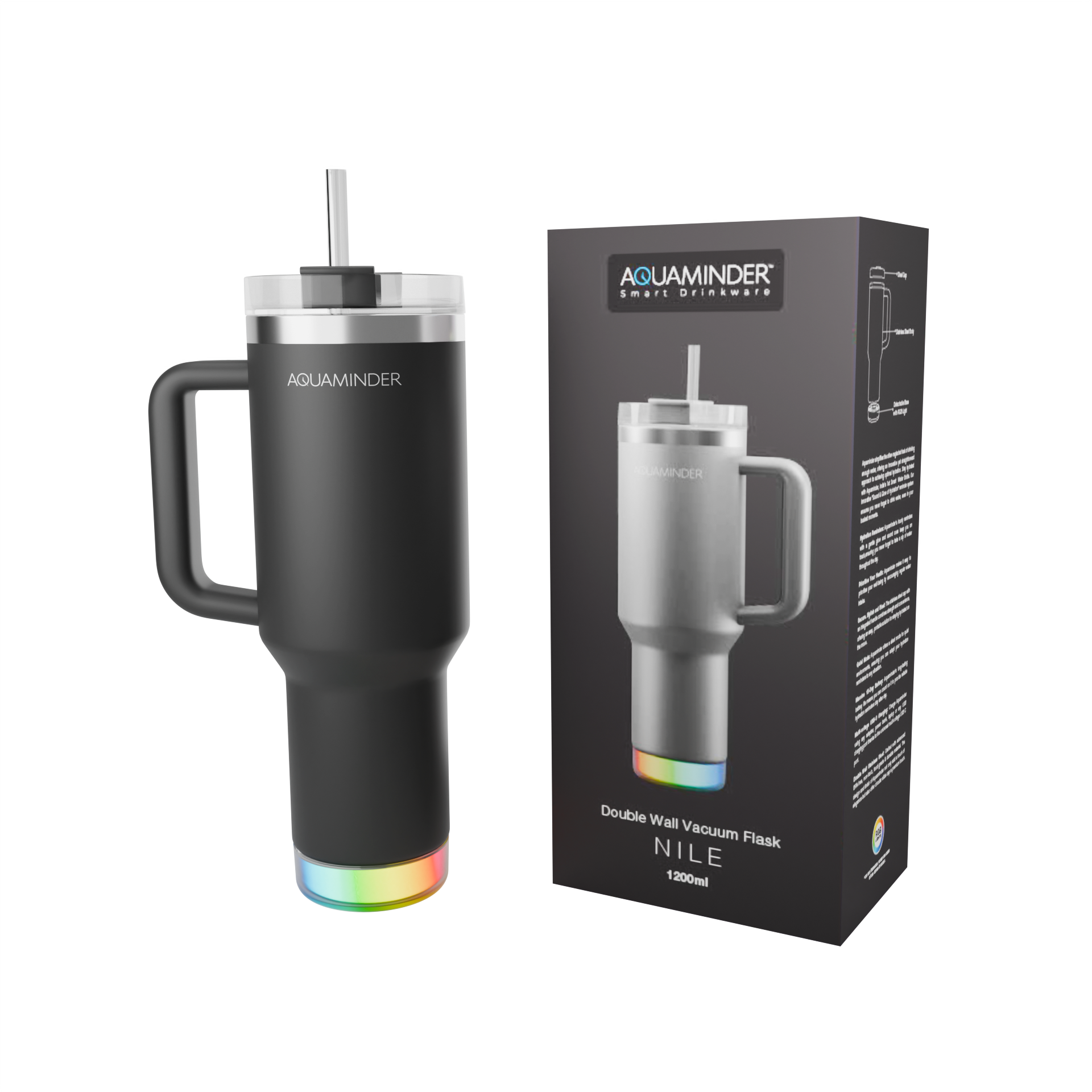 Smart Steel Water Bottle 1200 ml