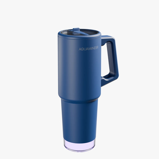 Smart Tumbler with Sipper Cap Nile Go+  Leak Proof 800ml with App Connectivity