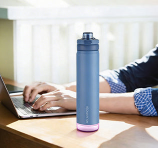 Rio Prime +Smart Water Bottle, 700 ml with Beep & Glow Reminder Double Wall Stainless Steel, Hot & Cold Retention, 15-Day Battery