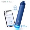 Personalised Rio Prime+ Smart Reminder Beep & Glow Vacuum Bottle with Chug Cap | 700 ml | Hot & Cold Retention | 15-Day Battery | Blue - COD Not Applicable - AQUAMINDER